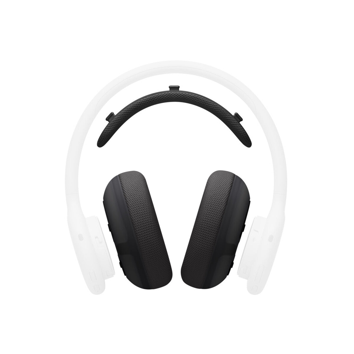 Sada polstrování pro Beats 360 – černé pletené polstrování náušníků a hlavového oblouku