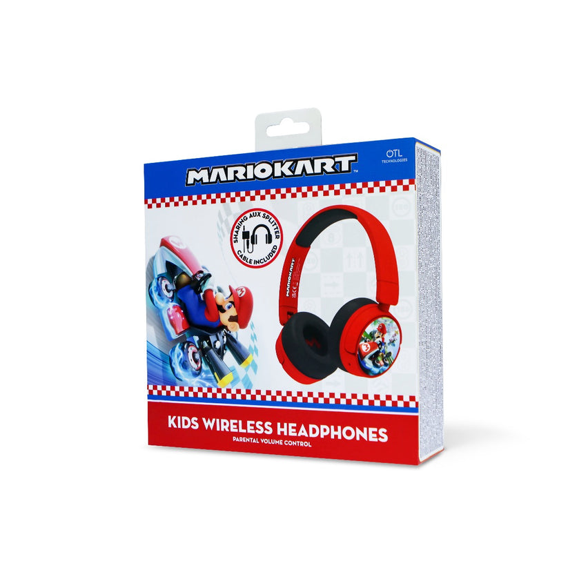 Dětská bezdrátová sluchátka OTL Mario Kart - bonami.click