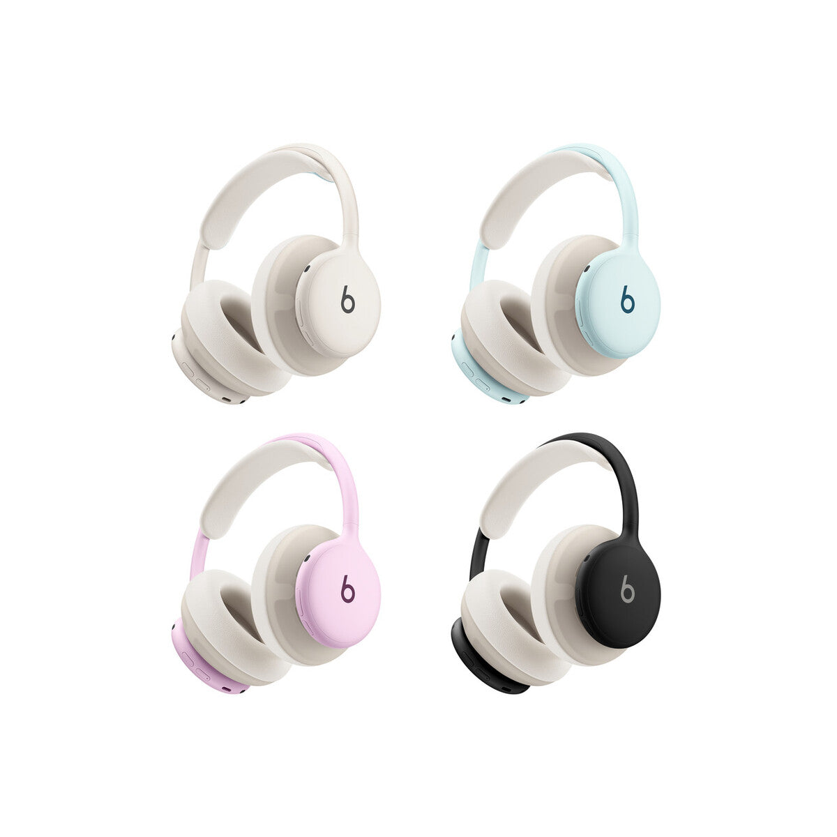 Sada polstrování pro Beats 360 – oblačně šedé polstrování náušníků a hlavového oblouku UltraPlush