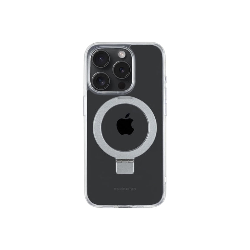 Pouzdro na iPhone 15 Pro Mobile Origin RingMag - průhledné - bonami.click