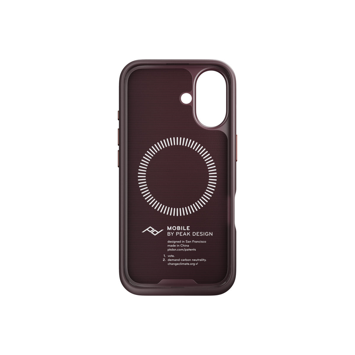 Kryt pro iPhone 16 Peak Design Mobile Everyday Fabric Case - švestkově modrý - bonami.click