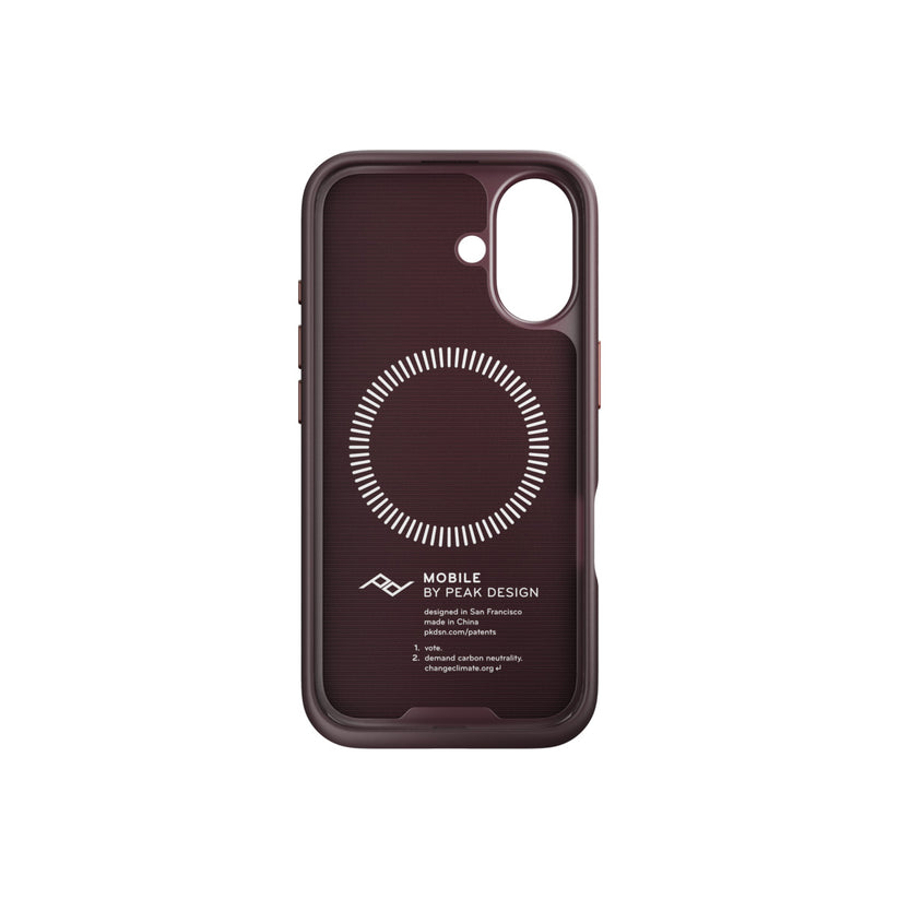 Kryt pro iPhone 16 Peak Design Mobile Everyday Fabric Case - švestkově modrý - bonami.click