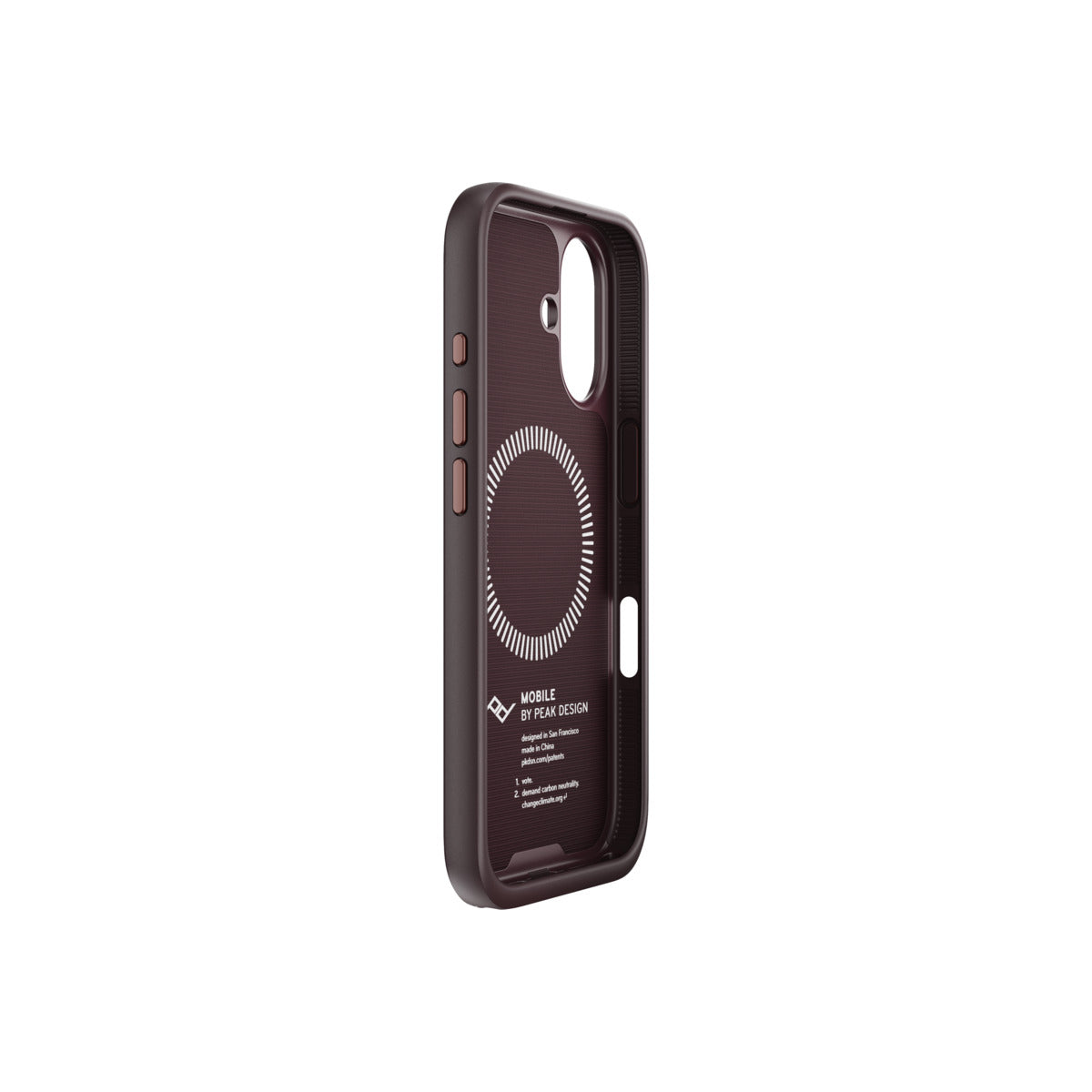 Kryt pro iPhone 16 Peak Design Mobile Everyday Fabric Case - švestkově modrý - bonami.click
