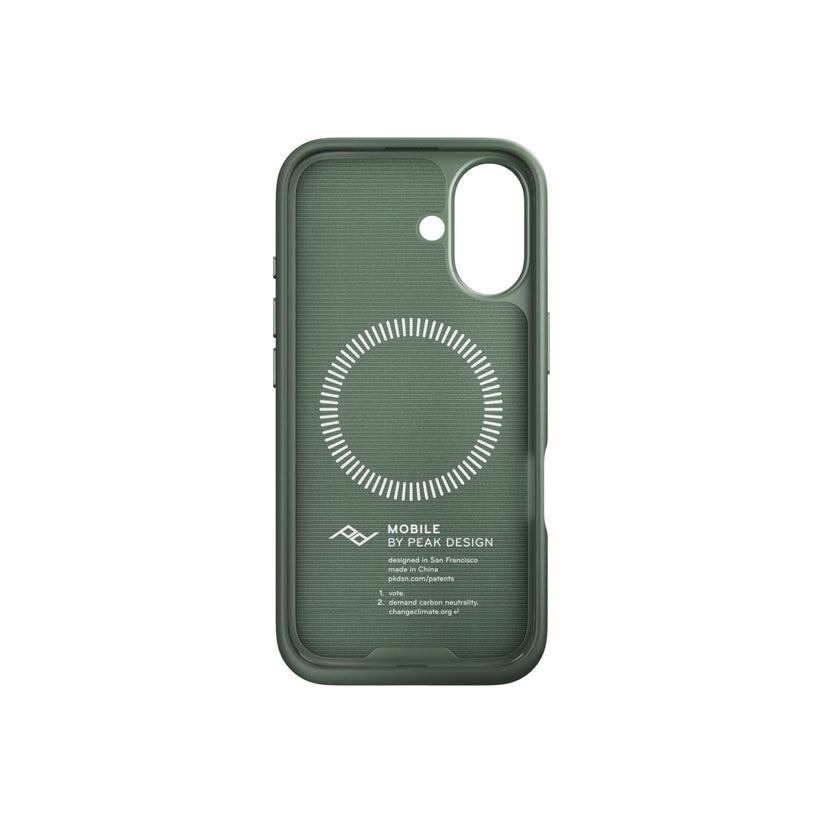 Kryt pro iPhone 16 Peak Design Mobile Everyday Fabric Case - šalvějově zelený - bonami.click