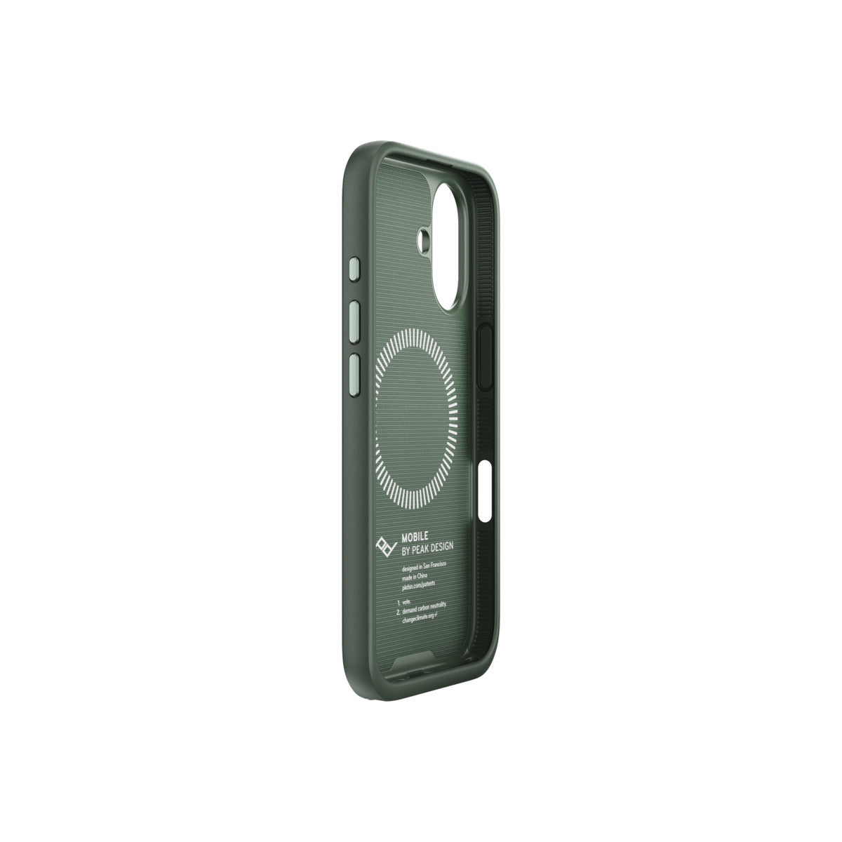 Kryt pro iPhone 16 Peak Design Mobile Everyday Fabric Case - šalvějově zelený - bonami.click