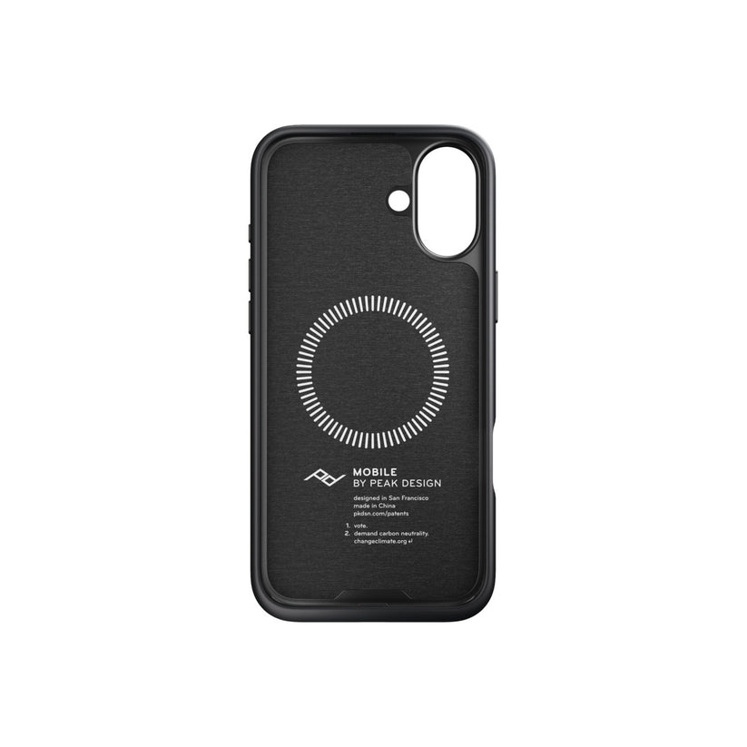 Kryt pro iPhone 16 Plus Peak Design Mobile Everyday Fabric Case - tmavě šedý - bonami.click