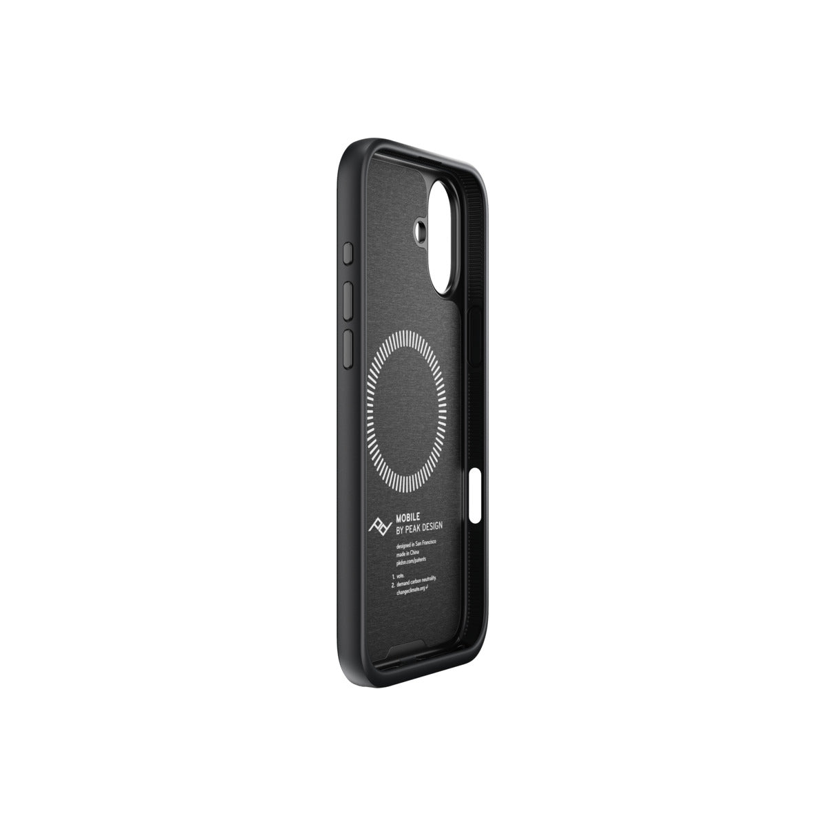 Kryt pro iPhone 16 Plus Peak Design Mobile Everyday Fabric Case - tmavě šedý - bonami.click
