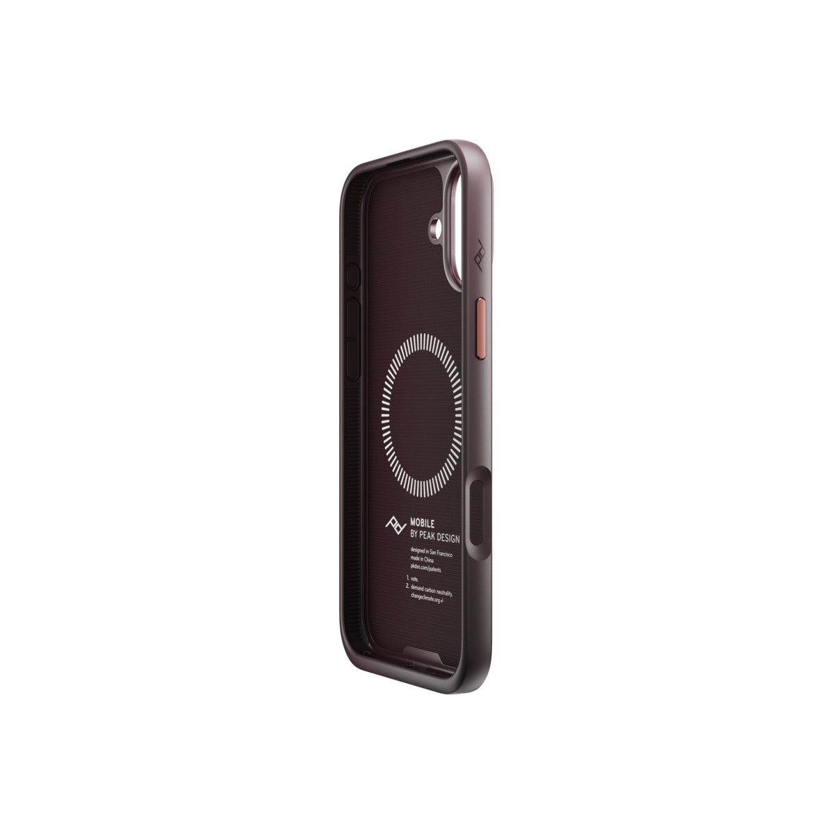 Kryt pro iPhone 16 Plus Peak Design Mobile Everyday Fabric Case - švestkově modrý - bonami.click