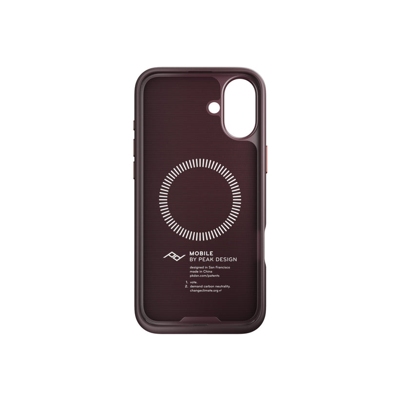 Kryt pro iPhone 16 Plus Peak Design Mobile Everyday Fabric Case - švestkově modrý - bonami.click