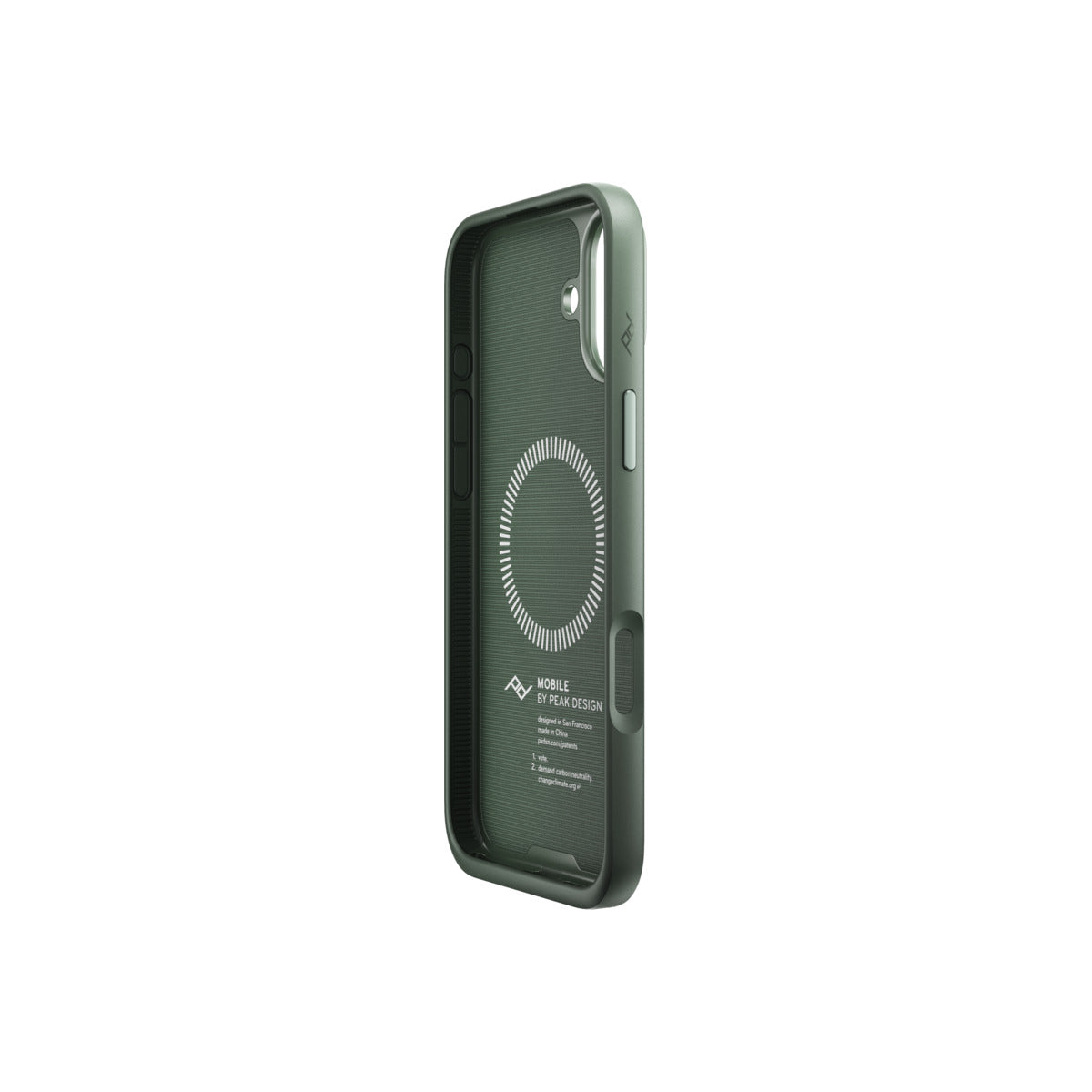 Kryt pro iPhone 16 Plus Peak Design Mobile Everyday Fabric Case - šalvějově zelený - bonami.click