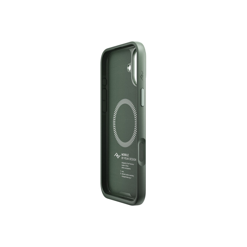 Kryt pro iPhone 16 Plus Peak Design Mobile Everyday Fabric Case - šalvějově zelený - bonami.click
