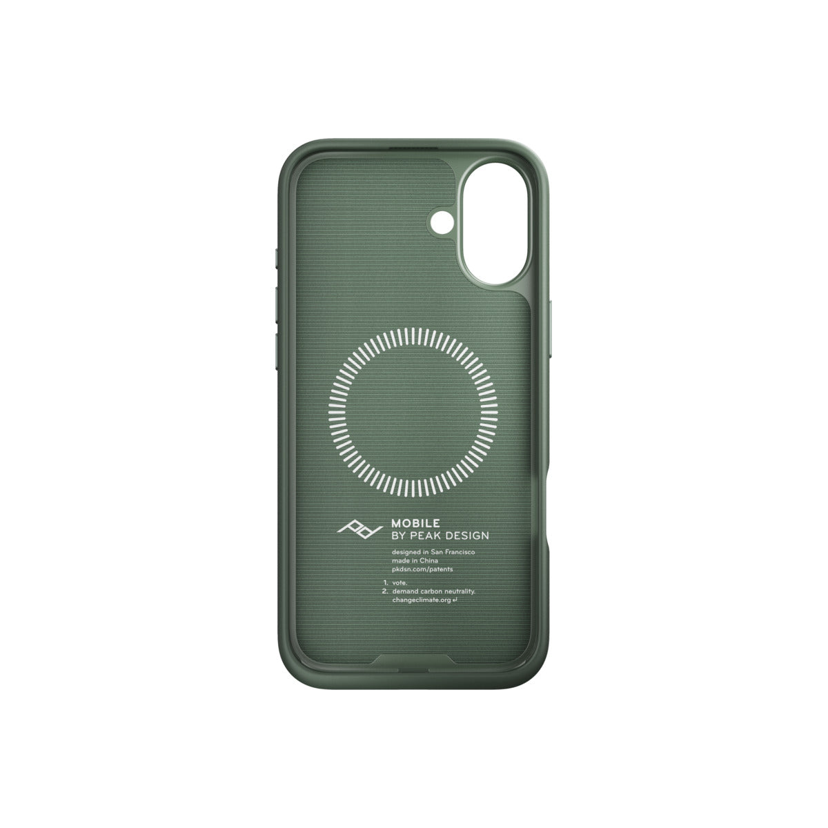 Kryt pro iPhone 16 Plus Peak Design Mobile Everyday Fabric Case - šalvějově zelený - bonami.click