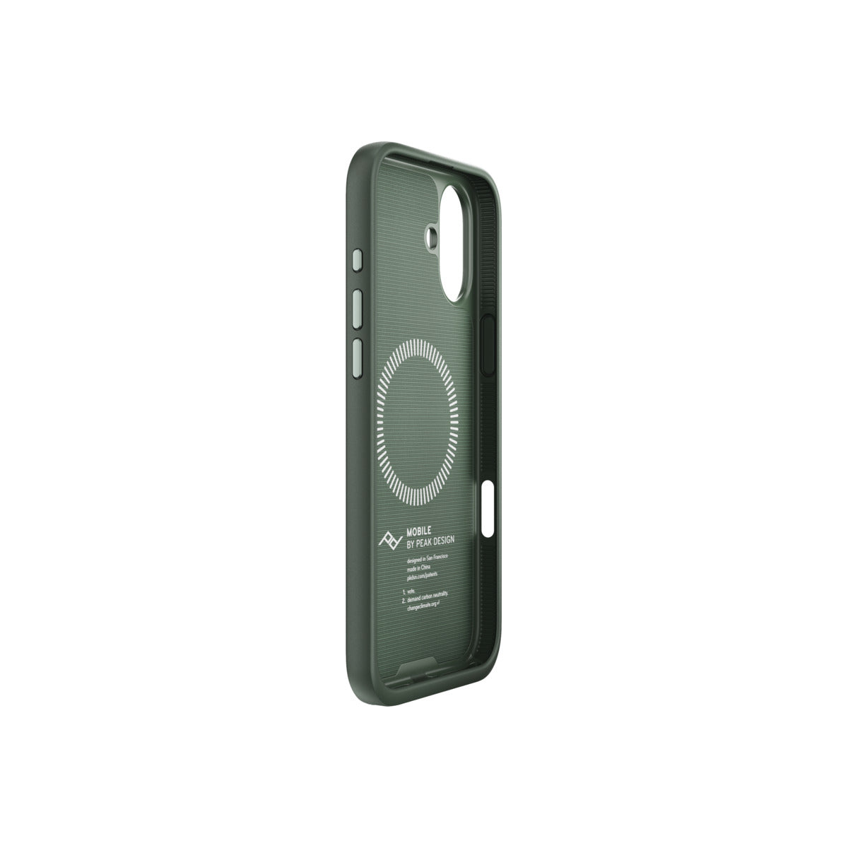 Kryt pro iPhone 16 Plus Peak Design Mobile Everyday Fabric Case - šalvějově zelený - bonami.click