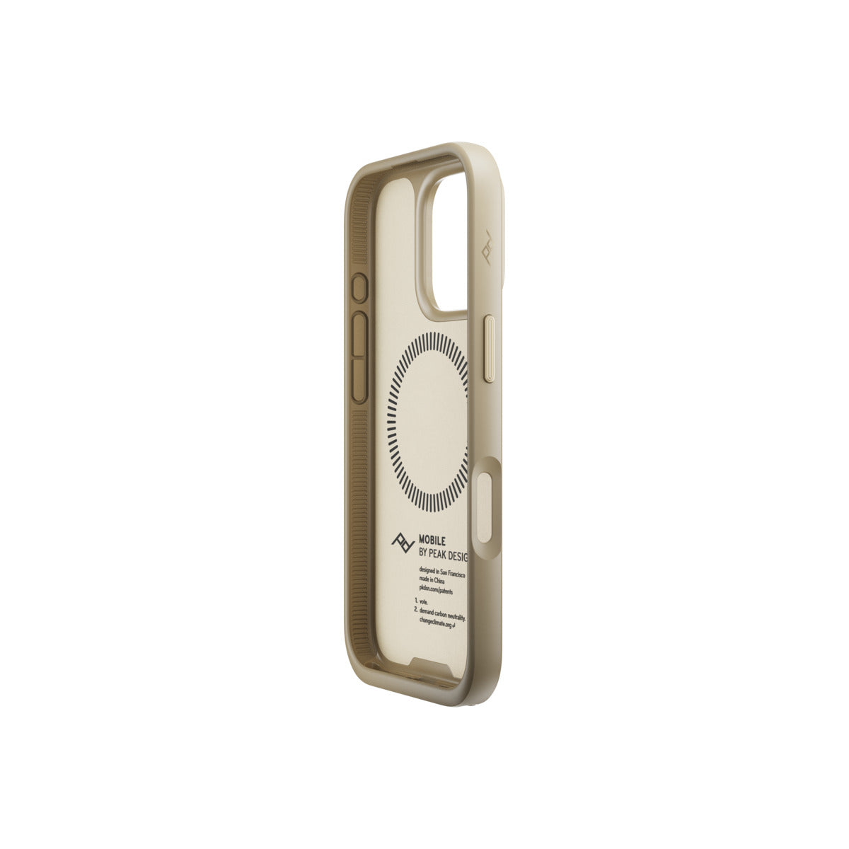 Kryt pro iPhone 16 Pro Peak Design Mobile Everyday Clarino Case - světle béžový - bonami.click