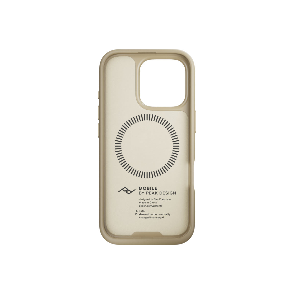 Kryt pro iPhone 16 Pro Peak Design Mobile Everyday Clarino Case - světle béžový - bonami.click