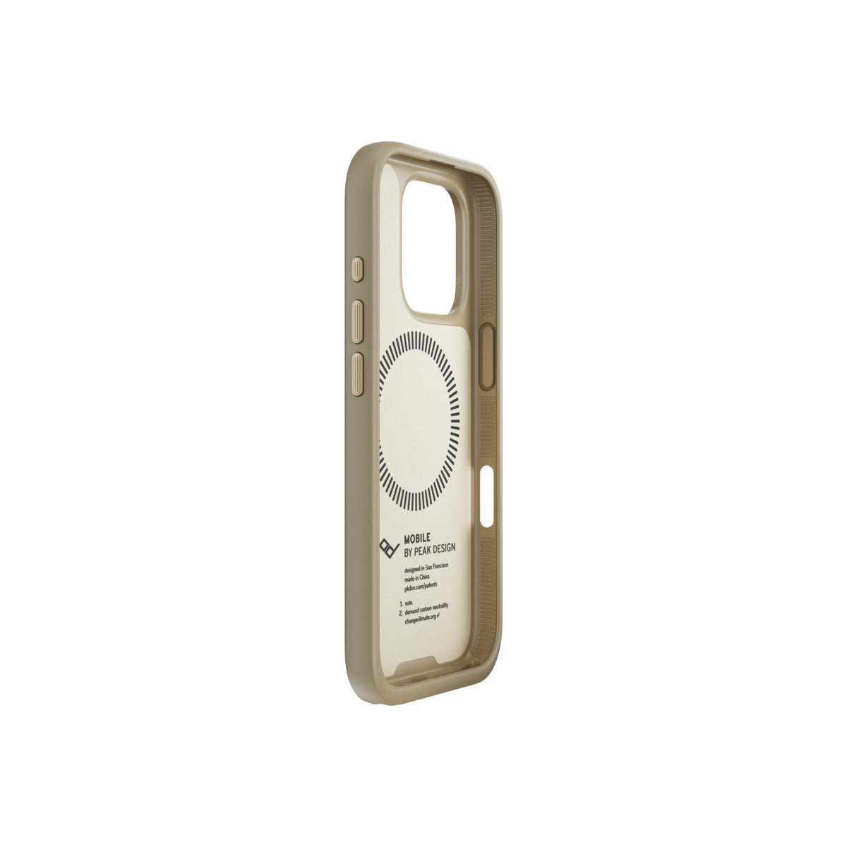 Kryt pro iPhone 16 Pro Peak Design Mobile Everyday Clarino Case - světle béžový - bonami.click