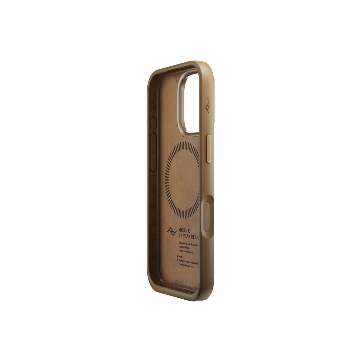 Kryt pro iPhone 16 Pro Peak Design Mobile Everyday Clarino Case - světle hnědý - bonami.click