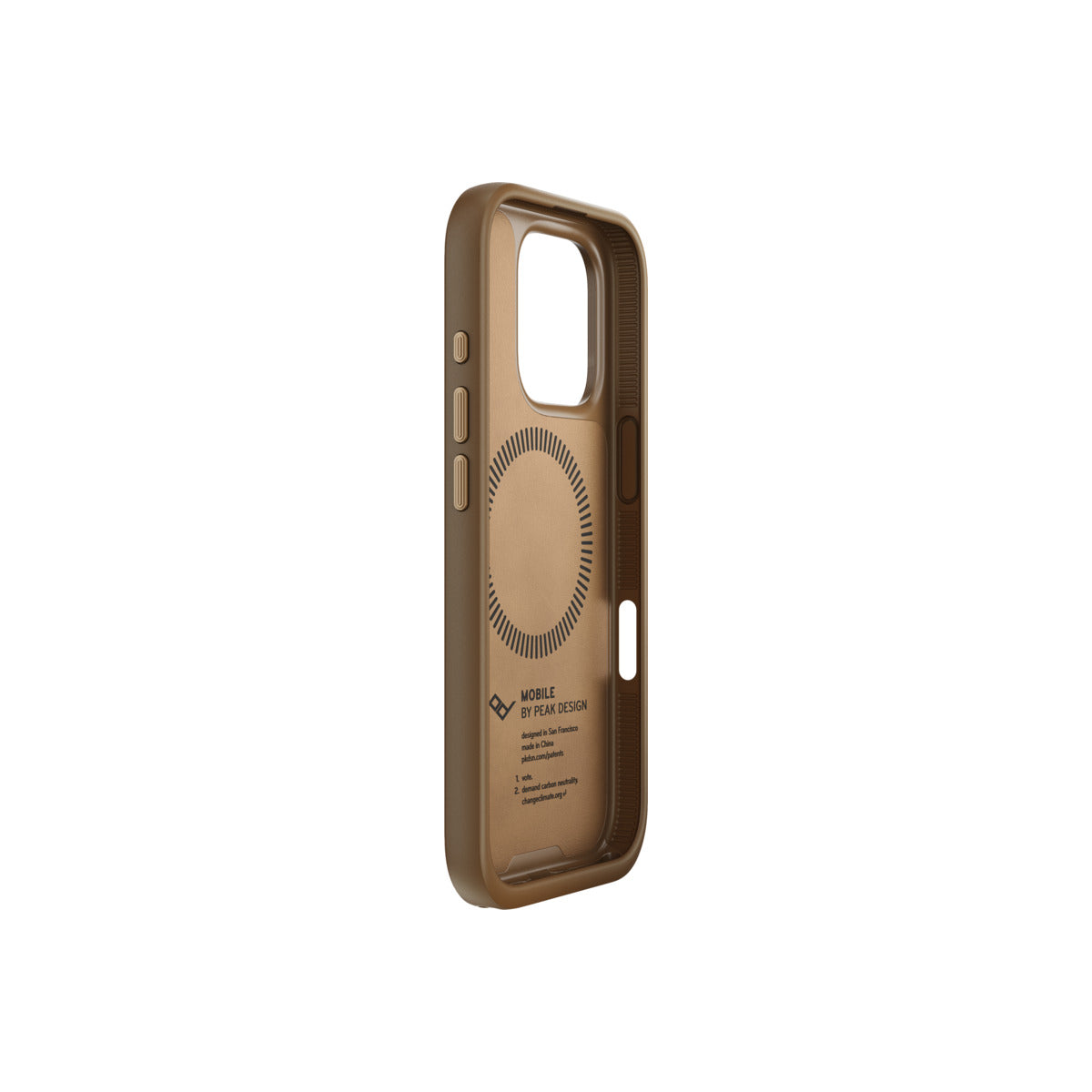 Kryt pro iPhone 16 Pro Peak Design Mobile Everyday Clarino Case - světle hnědý - bonami.click