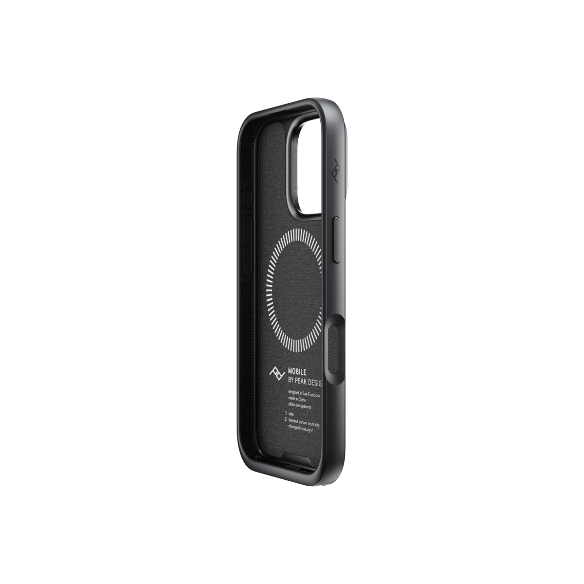 Kryt s poutkem pro iPhone 16 Pro Peak Design Mobile Everyday Loop Case - tmavě šedý - bonami.click