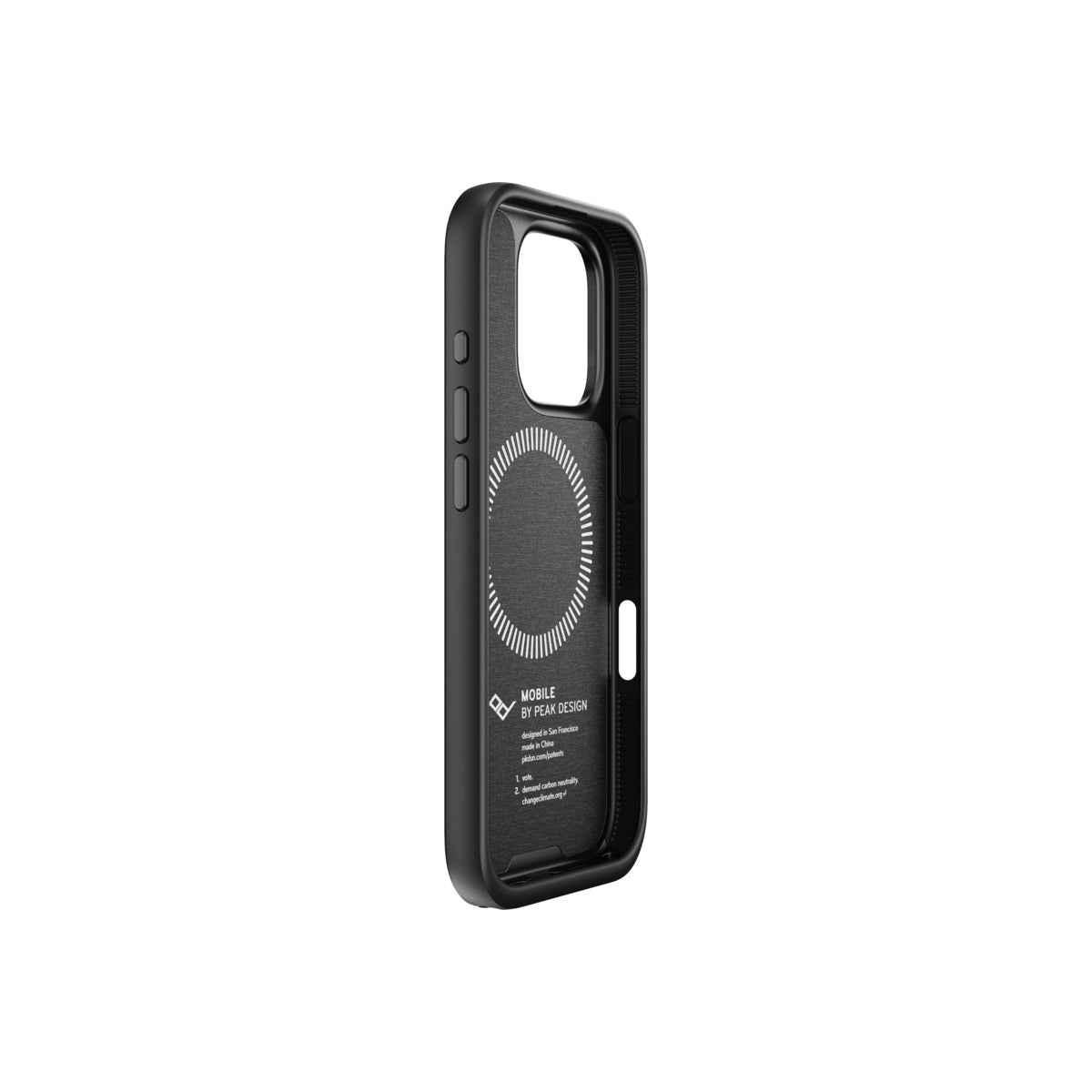 Kryt s poutkem pro iPhone 16 Pro Peak Design Mobile Everyday Loop Case - tmavě šedý - bonami.click