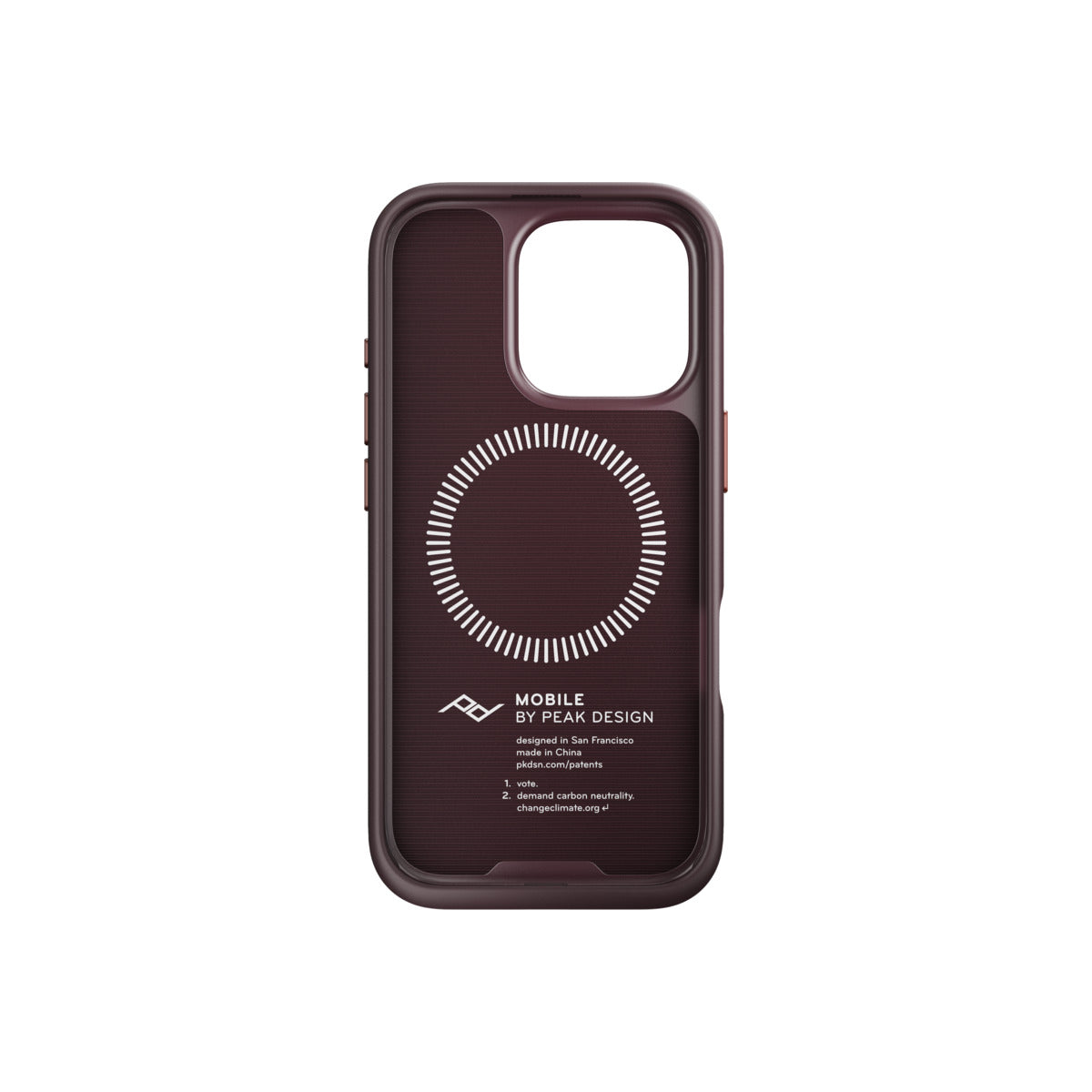 Kryt s poutkem pro iPhone 16 Pro Peak Design Mobile Everyday Loop Case - švestkově modrý - bonami.click
