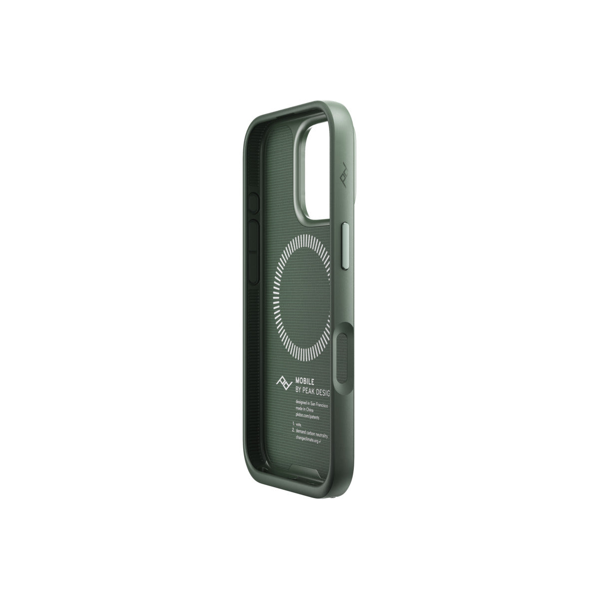 Kryt s poutkem pro iPhone 16 Pro Peak Design Mobile Everyday Loop Case - šalvějově zelený - bonami.click