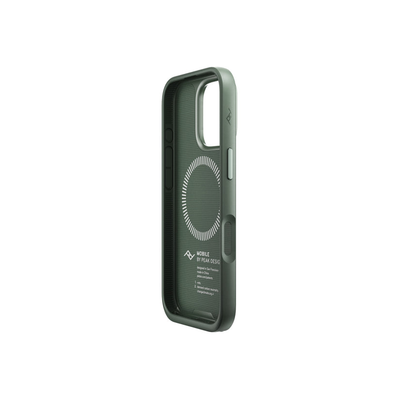 Kryt s poutkem pro iPhone 16 Pro Peak Design Mobile Everyday Loop Case - šalvějově zelený - bonami.click