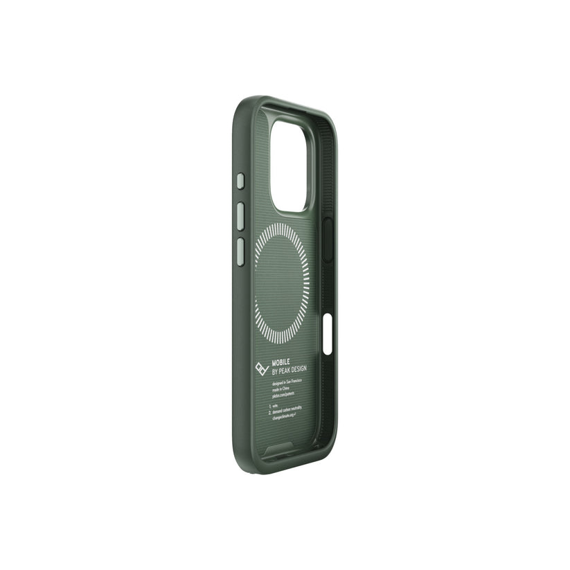 Kryt s poutkem pro iPhone 16 Pro Peak Design Mobile Everyday Loop Case - šalvějově zelený - bonami.click