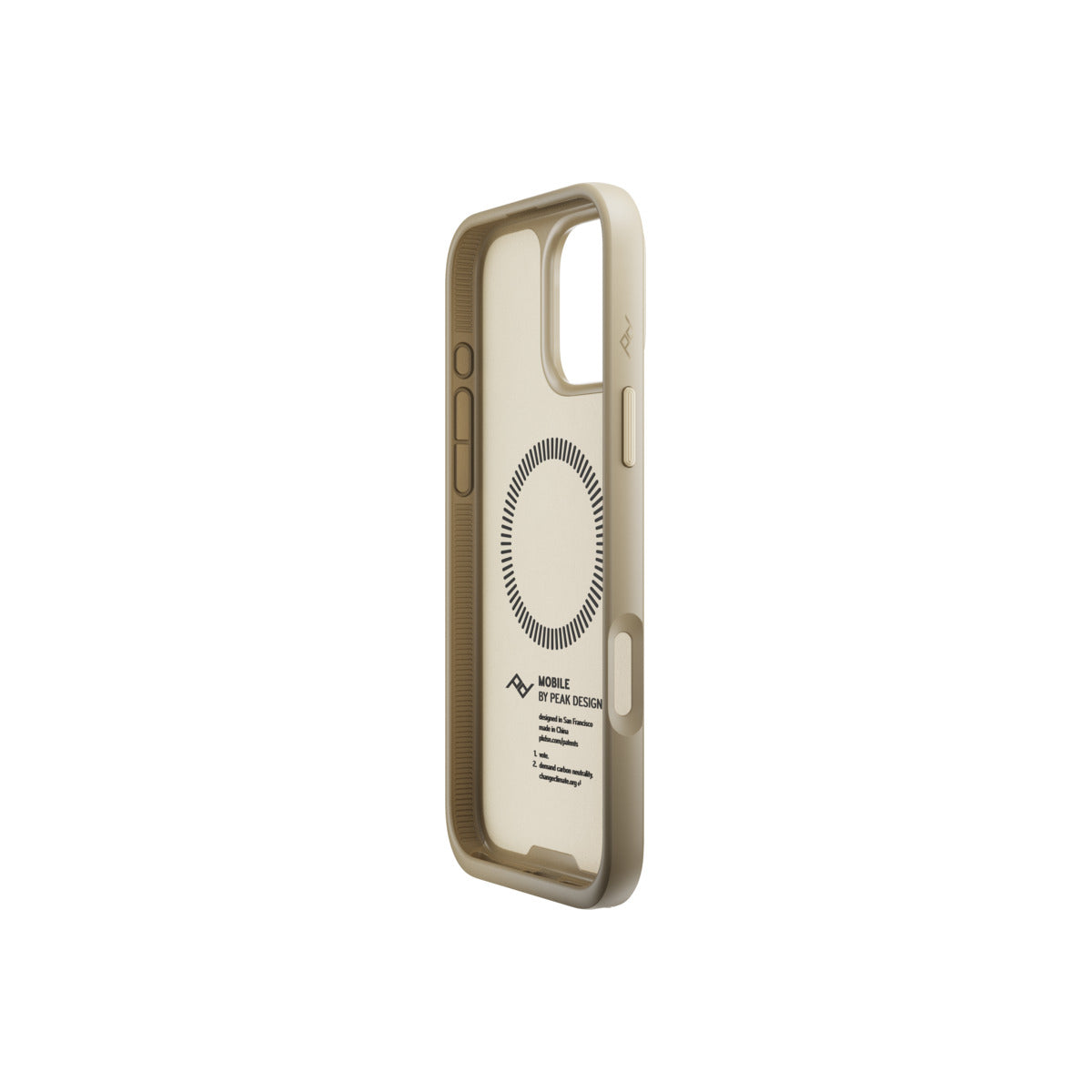 Kryt pro iPhone 16 Pro Max Peak Design Mobile Everyday Clarino Case - světle béžový - bonami.click