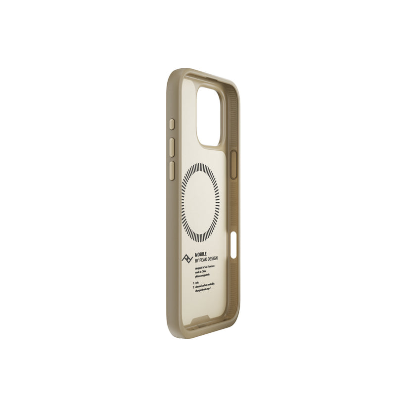 Kryt pro iPhone 16 Pro Max Peak Design Mobile Everyday Clarino Case - světle béžový - bonami.click