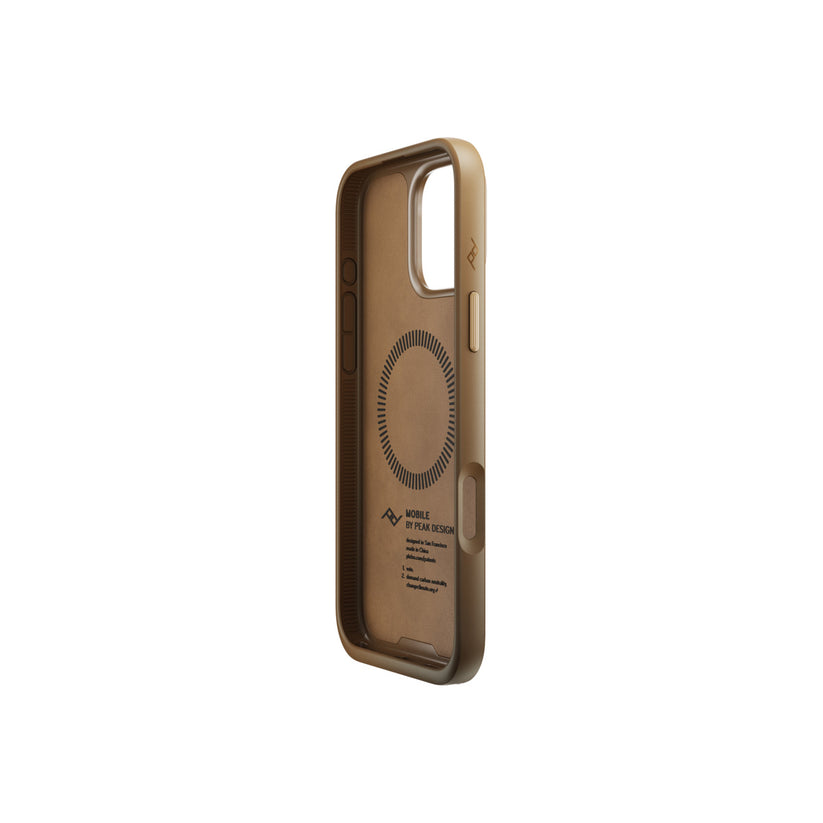 Kryt pro iPhone 16 Pro Max Peak Design Mobile Everyday Clarino Case - světle hnědý - bonami.click