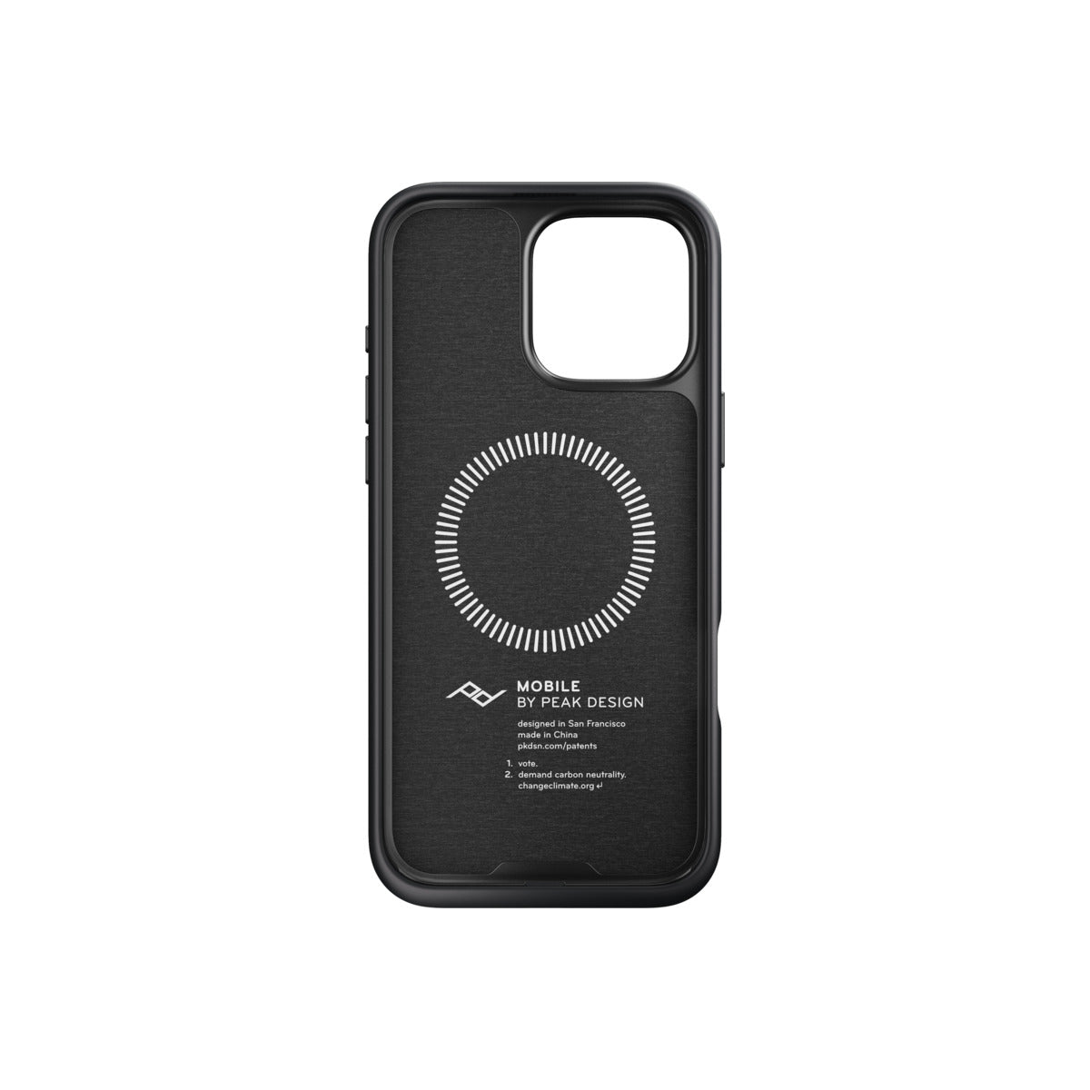 Kryt s poutkem pro iPhone 16 Pro Max Peak Design Mobile Everyday Loop Case - tmavě šedý - bonami.click