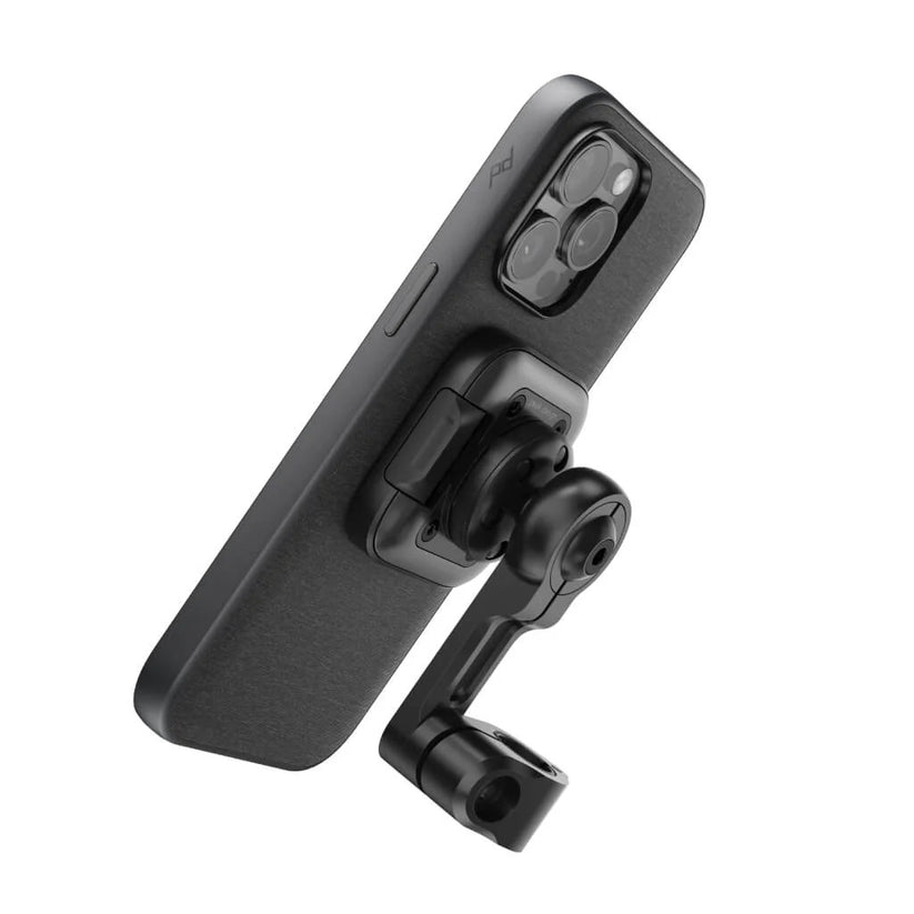 Držák s pojistkou na řídítka Peak Design Mobile Motorcycle Mount V2 - černý - bonami.click