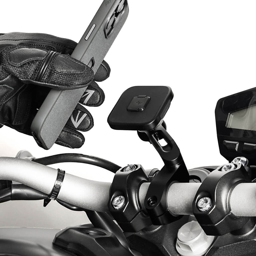 Držák s pojistkou na řídítka Peak Design Mobile Motorcycle Mount V2 - černý - bonami.click