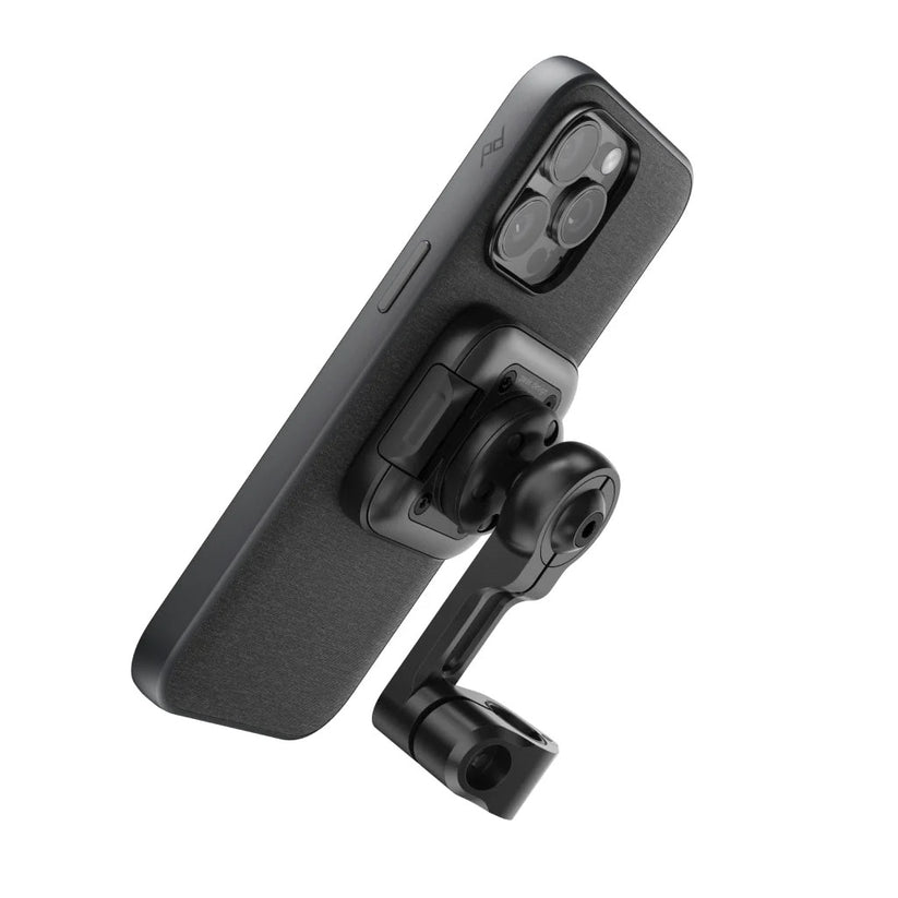 Držák s pojistkou na zrcátka Peak Design Mobile Motorcycle Mirror Mount - černý - bonami.click