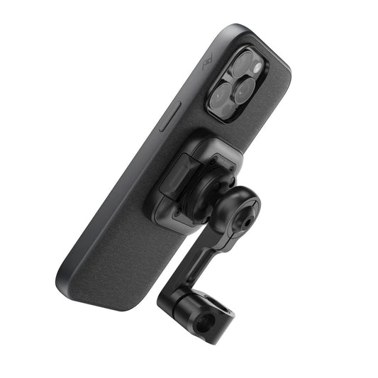 Držák s pojistkou na zrcátka Peak Design Mobile Motorcycle Mirror Mount - černý - bonami.click