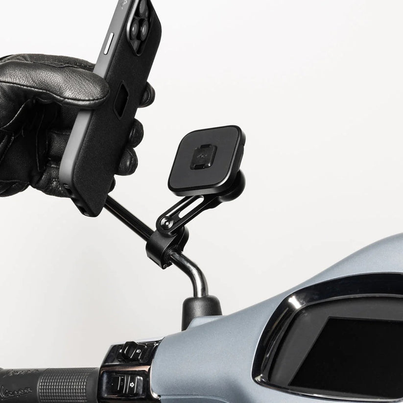 Držák s pojistkou na zrcátka Peak Design Mobile Motorcycle Mirror Mount - černý - bonami.click