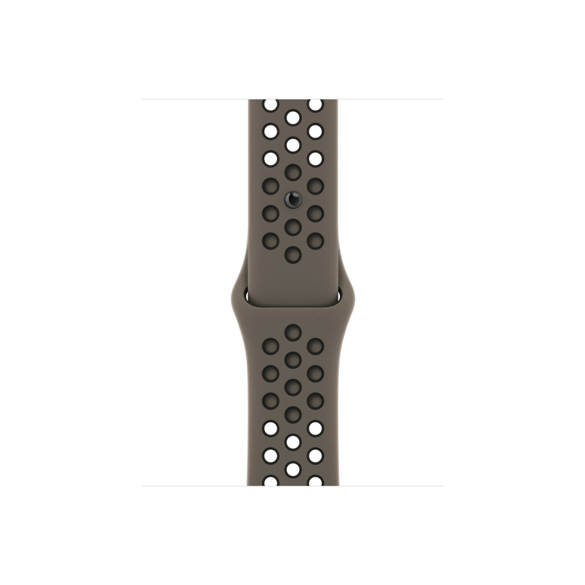 Apple Watch 38/40/41 mm olivově šedý / černý sportovní řemínek Nike
