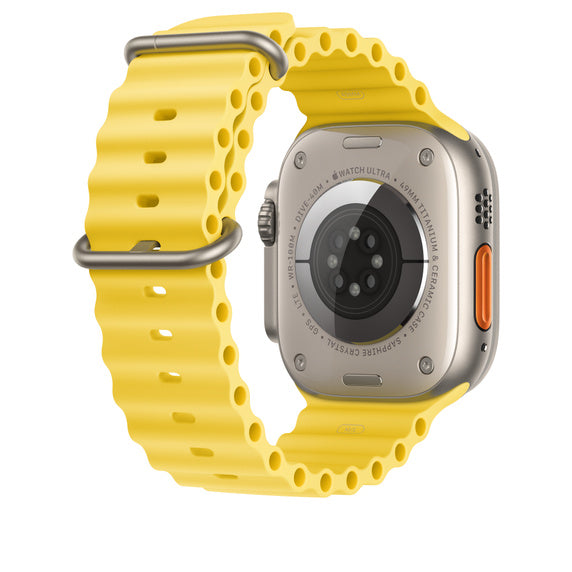 Apple 49mm žluté prodloužení Oceánského řemínku - bonami.click