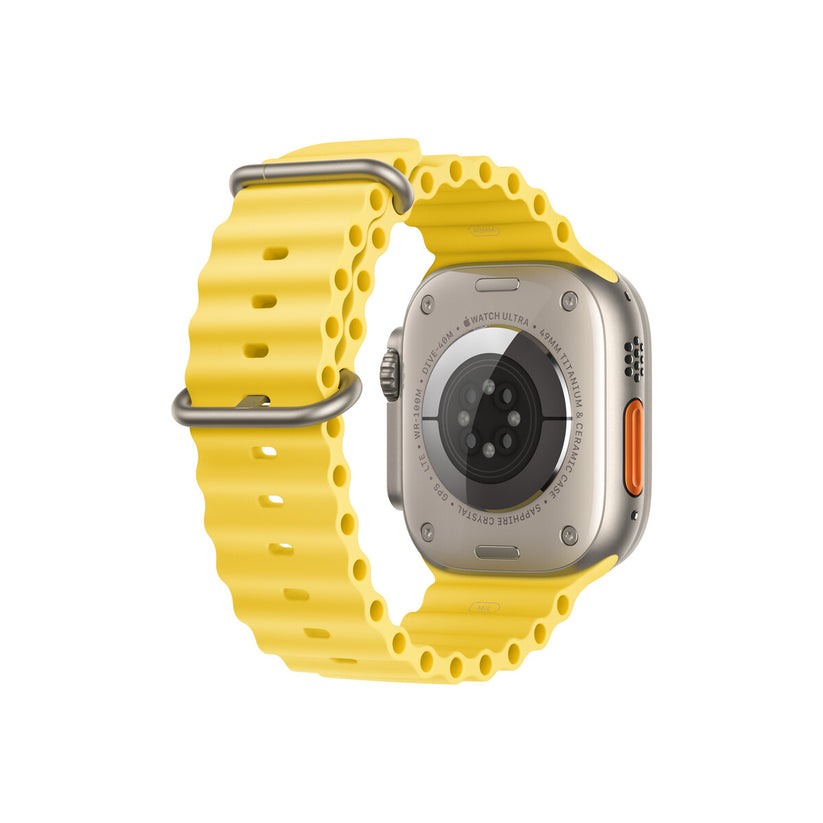 Apple 49mm žluté prodloužení Oceánského řemínku - bonami.click