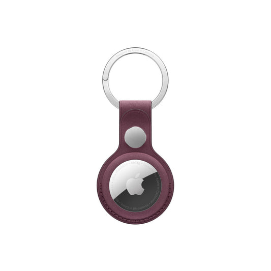 Apple klíčenka z tkaniny FineWoven na AirTag – morušově rudá - bonami.click
