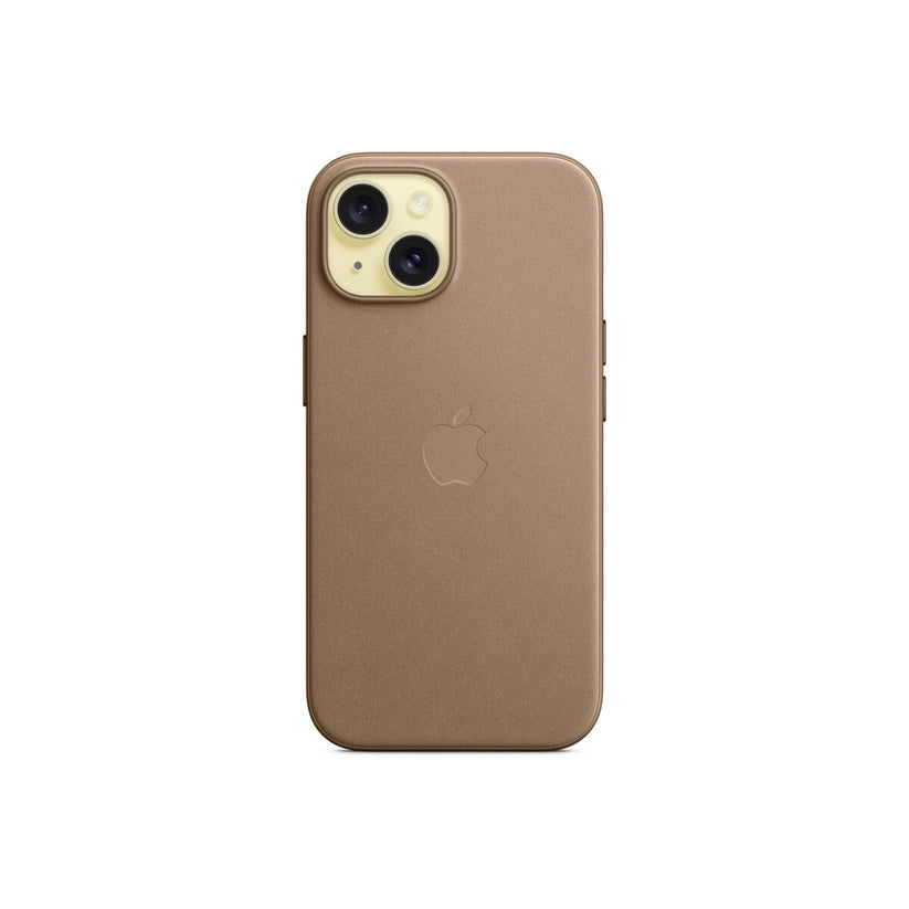 Apple kryt z tkaniny FineWoven s MagSafe na iPhone 15 – kouřový - bonami.click