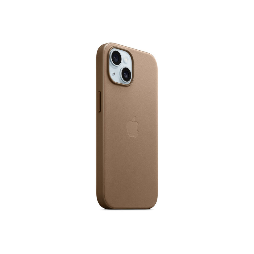 Apple kryt z tkaniny FineWoven s MagSafe na iPhone 15 – kouřový - bonami.click