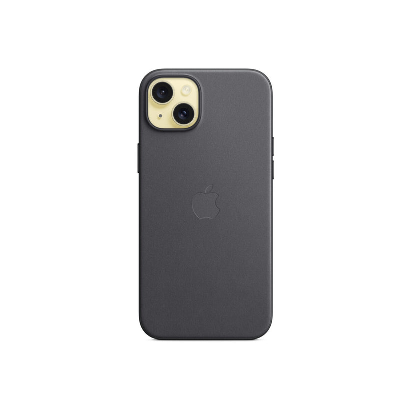 Apple kryt z tkaniny FineWoven s MagSafe na iPhone 15 Plus – černý - bonami.click