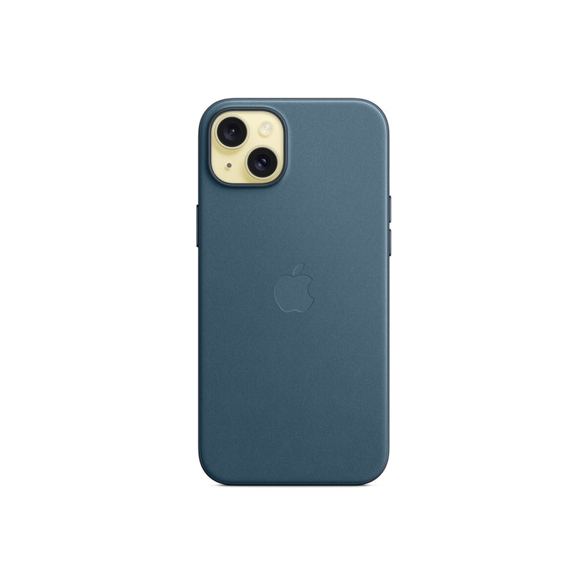 Apple kryt z tkaniny FineWoven s MagSafe na iPhone 15 Plus – tichomořsky modrý - bonami.click