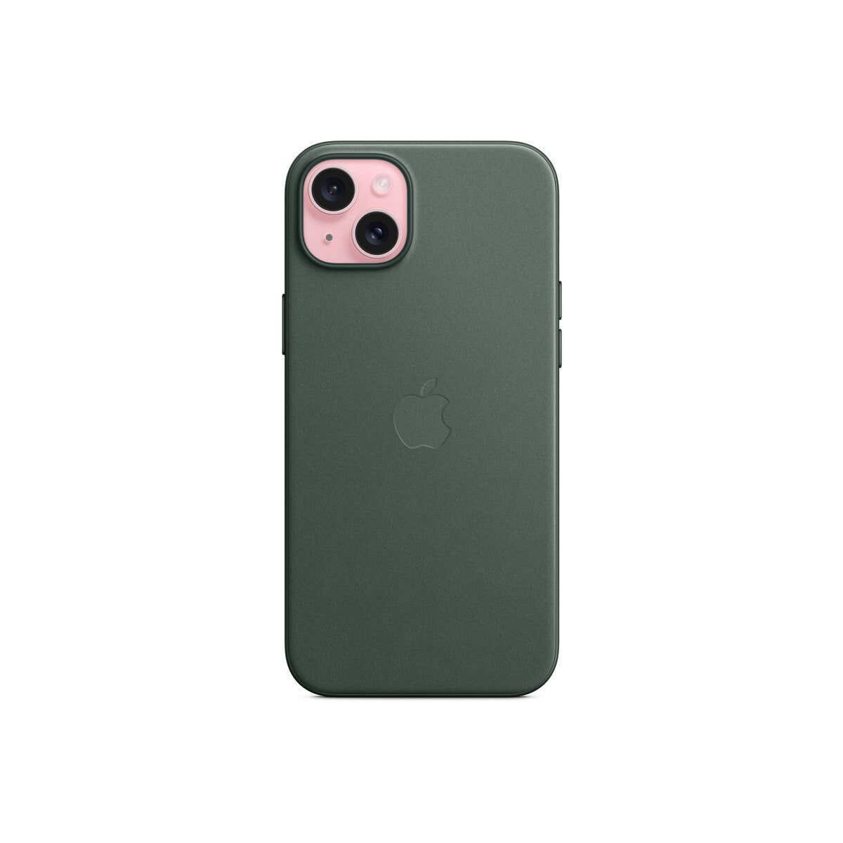 Apple kryt z tkaniny FineWoven s MagSafe na iPhone 15 Plus – listově zelený - bonami.click