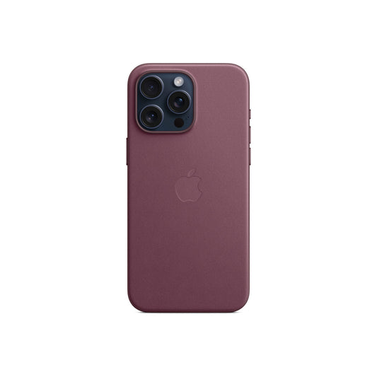 Apple kryt z tkaniny FineWoven s MagSafe na iPhone 15 Pro Max – morušově rudý - bonami.click