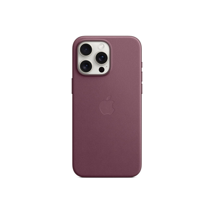 Apple kryt z tkaniny FineWoven s MagSafe na iPhone 15 Pro Max – morušově rudý - bonami.click