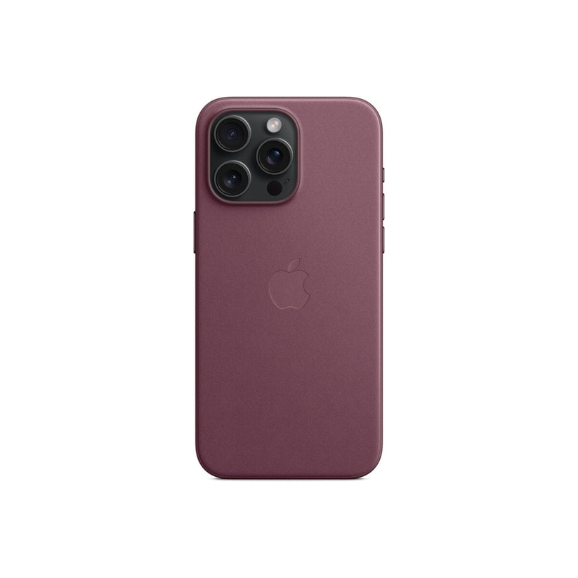 Apple kryt z tkaniny FineWoven s MagSafe na iPhone 15 Pro Max – morušově rudý - bonami.click