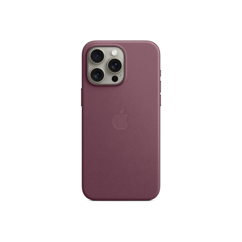 Apple kryt z tkaniny FineWoven s MagSafe na iPhone 15 Pro Max – morušově rudý - bonami.click